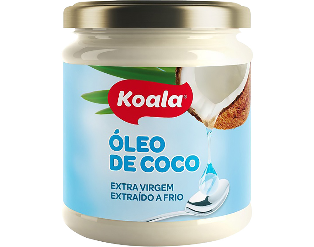 Óleo koala de coco extra virgem estraído a frio 180ml