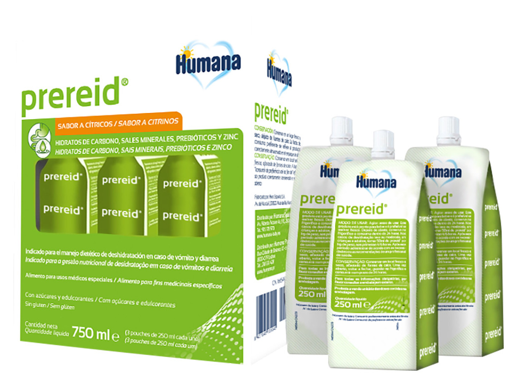 Suplemento Prereid Solução Rehidratação 3x250ml Prereid