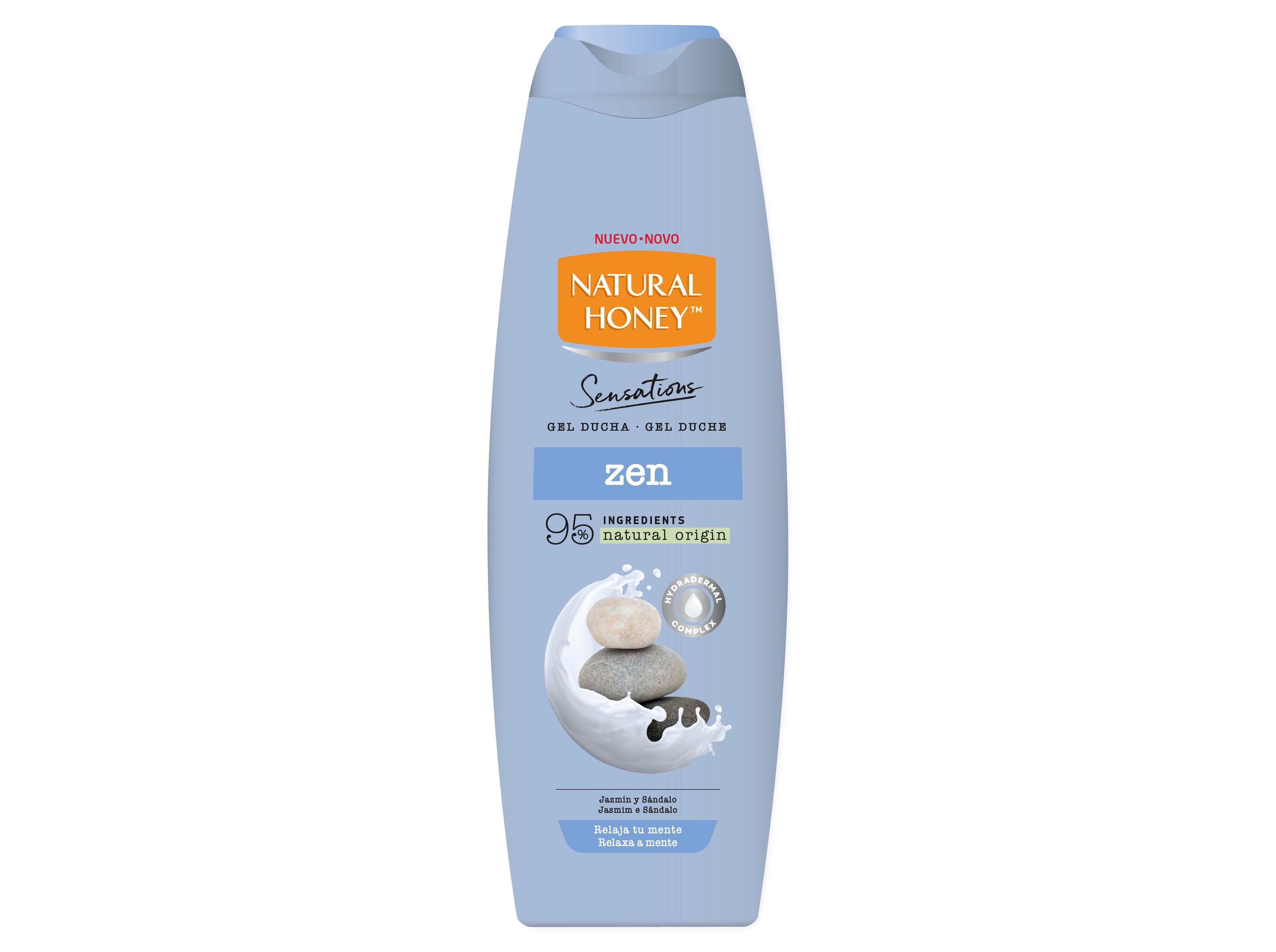 Gel de banho natural honey sensations zen 650 ml