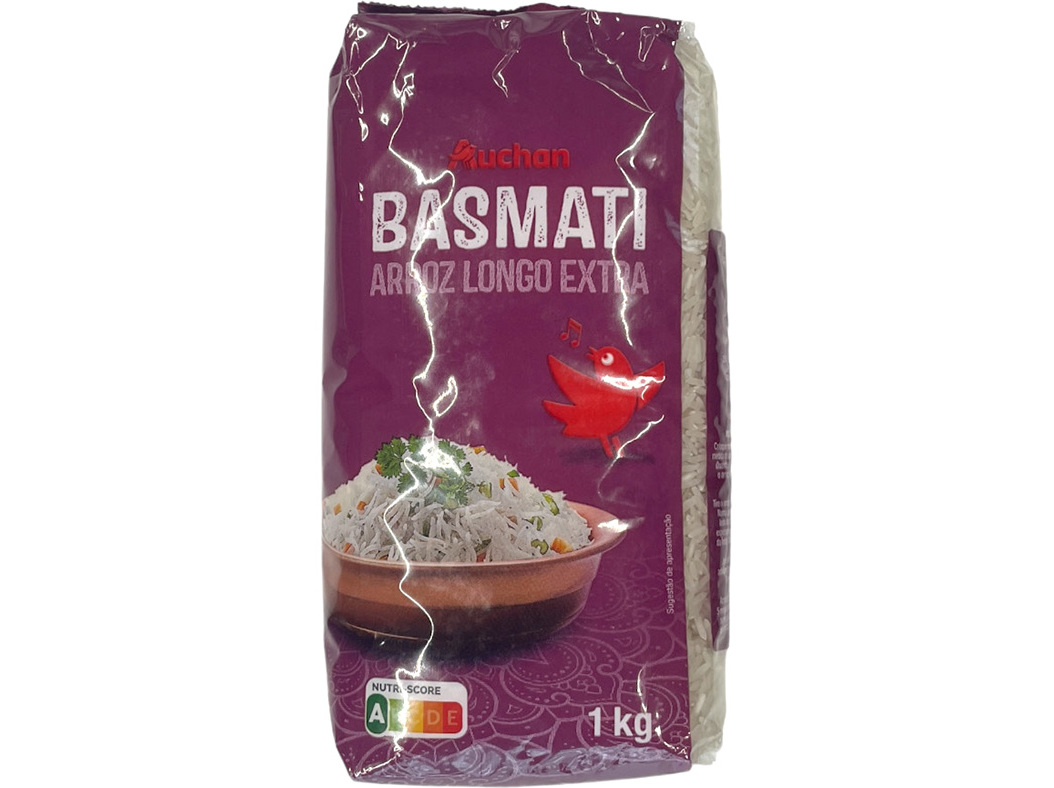Arroz Basmati Auchan Extra Longo 1kg Auchan