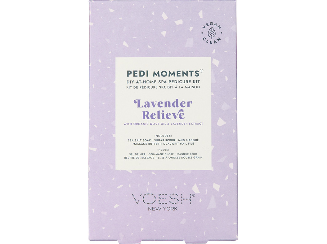 Kit Pedicure Voesh Ny Pedi Moments Lavanda + Lima