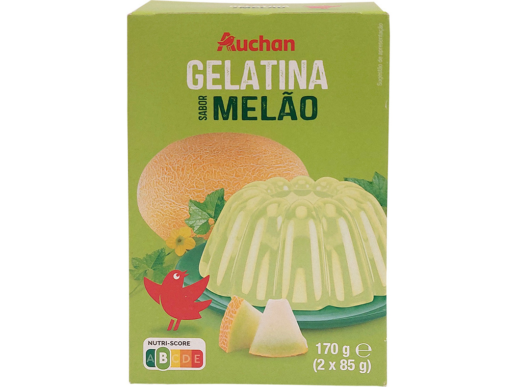 Gelatina Auchan Melão 170g Auchan