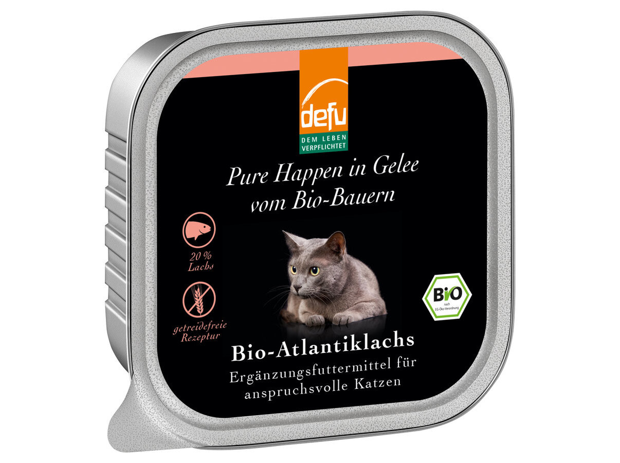 Comida Húmida Bio Gato Defu Salmão Em Geleia 100g