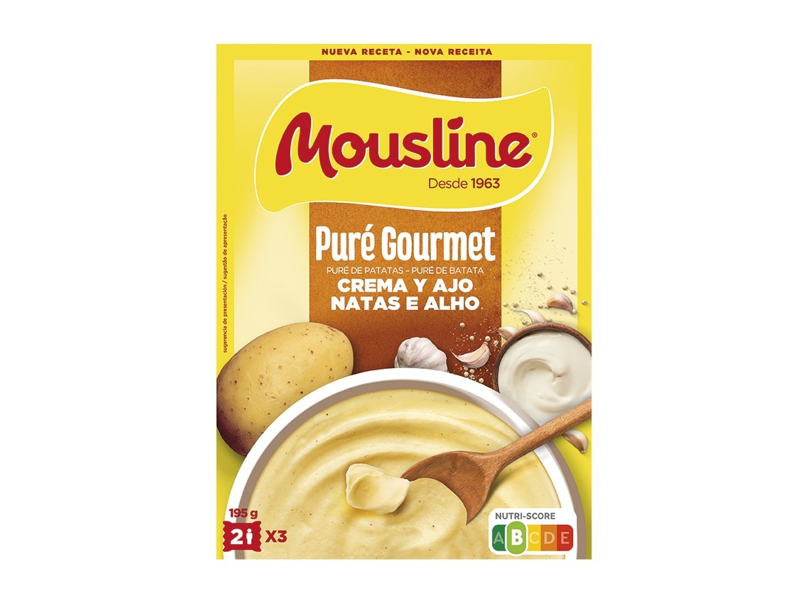 Puré De Batata Mousline Alho E Natas 195g Mousline