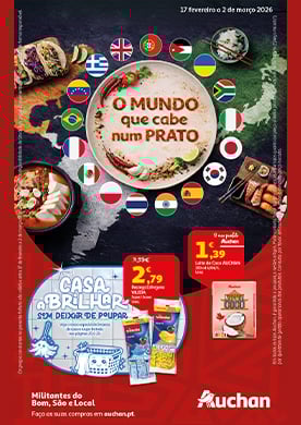 Folheto Sabores do Mundo e Casa Limpa